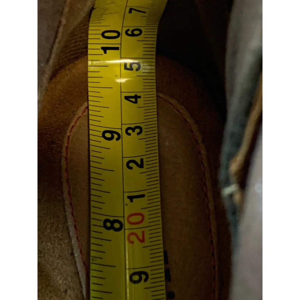 Cobb Hill by New Balance Bethany Women's Tan Leather Ruched Ankle Boots 8.5 N